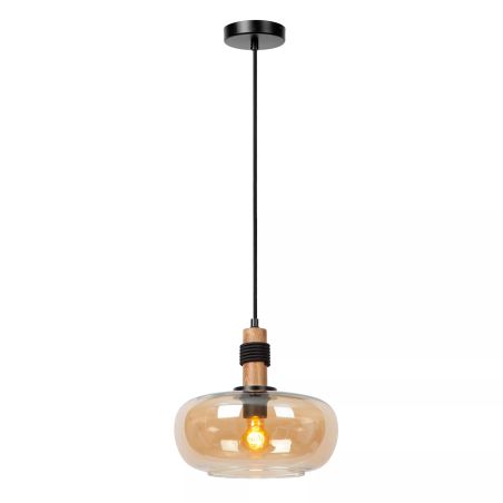 Suspension ILONA - Ø 30 cm - 1xE27 - Ambre - de la marque LUCIDE