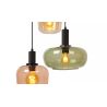 Suspension ILONA 3 abats-jours - 3xE27 - Ambre - de la marque LUCIDE