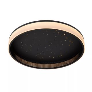 Plafonnier ESTREJA - Ø 40 cm - LED 3 StepDim - CCT - 2500K/3000K - Noir - de la marque LUCIDE