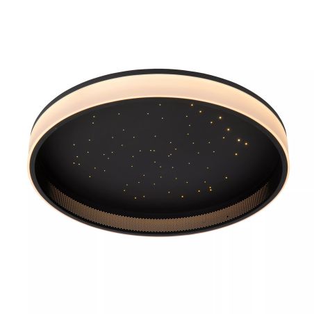 Plafonnier ESTREJA - Ø 40 cm - LED 3 StepDim - CCT - 2500K/3000K - Noir - de la marque LUCIDE