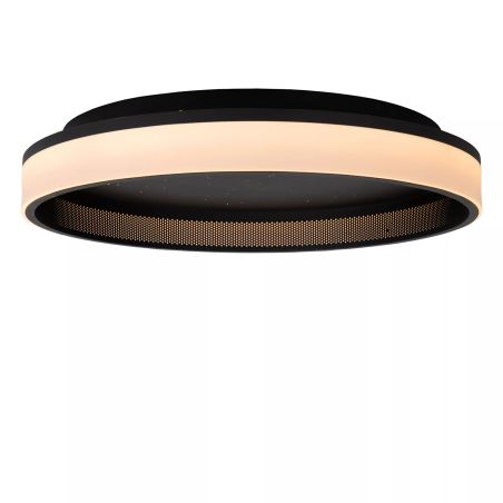 Plafonnier ESTREJA - Ø 40 cm - LED 3 StepDim - CCT - 2500K/3000K - Noir - de la marque LUCIDE