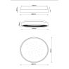 Plafonnier ESTREJA - Ø 40 cm - LED 3 StepDim - CCT - 2500K/3000K - Blanc - de la marque LUCIDE