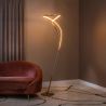 Lampadaire SARDANA - Ø 44 cm - Or Mat / Laiton - de la marque LUCIDE | Premium