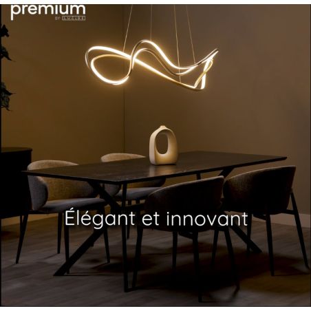 Suspension SARDANA - 160 cm - Or Mat / Laiton - de la marque LUCIDE | Premium
