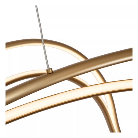 Suspension SARDANA - 160 cm - Or Mat / Laiton - de la marque LUCIDE | Premium