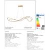 Suspension SARDANA - 160 cm - Or Mat / Laiton - de la marque LUCIDE | Premium