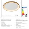 Plafonnier - diamètre 48 cm - LED Dim. - 1x38W 2700K - Or Mat et Laiton - de la marque LUCIDE - Premium