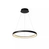 Suspension VIDAL - diamètre 58 cm - LED Dim. - 1x48W 2700K - Noir - de la marque LUCIDE
