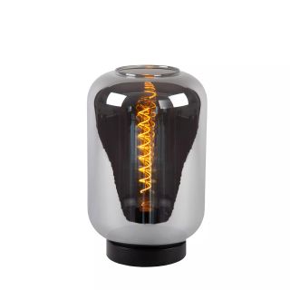 Lampe de table JOANET - diamètre 22 cm - 1xE27 - Fumé - de la marque LUCIDE