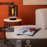 Lampe de table JOANET - diamètre 22 cm - 1xE27 - Fumé - de la marque LUCIDE