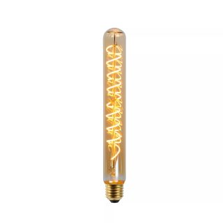 Ampoule filament LED T32 - culot E27 - diamètre 3,2 cm - E27 - 1x4,9W 2200K - Ambre - de la marque LUCIDE