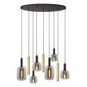 Suspension JOANET - 6xE27 - Laiton - de la marque LUCIDE