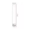 Ampoule filament LED T32 - culot E27 - diamètre 3,2 cm hauteur 20 cm - E27 - 1x4,9W 2200K - Ambre - de la marque LUCIDE