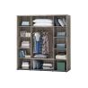 Chambre adulte complète CASPIAN avec lit 160 cm et armoire 200 cm