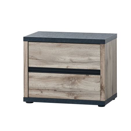 Chambre adulte complète CASPIAN avec lit 160 cm et armoire 200 cm