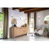 Delmonte, buffet 230 cm. - 3-portes + 2-tiroirs (LED + variateur) - Henders and Hazel