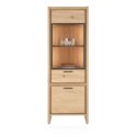 Nystead, vitrine 70 cm - 1-porte de verre + 1-porte (+ LED) - Henders and Hazel