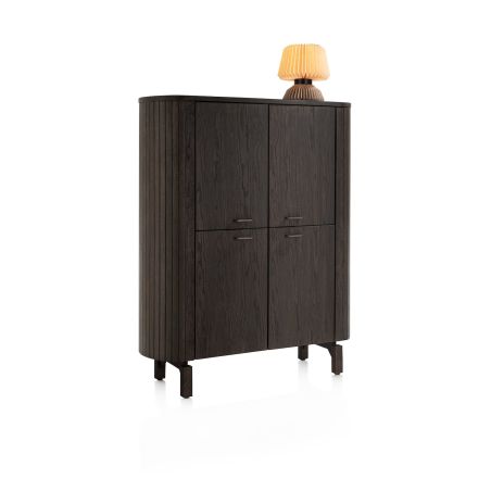 Ravello, highboard 125 cm - 4-portes - Henders and Hazel