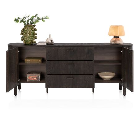 Ravello, buffet 220 cm - 2-portes + 3-tiroirs - Henders and Hazel