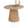 Ravello, table d'appoint 60 x 60 cm - en teinte dune ou basalte - Henders and Hazel
