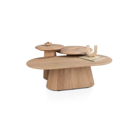 Ravello, table d'appoint 45 x 45 cm - en teinte basalte ou dune - Henders and Hazel