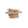 Ravello, table d'appoint 45 x 45 cm - en teinte basalte ou dune - Henders and Hazel