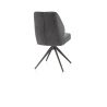 Bell, chaise - pietement graphite - pivotante - confort ressorts - combination Calabria / Vada - Henders and Hazel