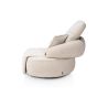 Hollywood, Homecinema fauteuil pivotant, tissu Cloudy dos réglable, électrique repose, incl. bat - Henders and Hazel