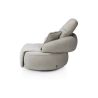 Hollywood, Homecinema fauteuil pivotant, tissu Cloudy dos réglable, électrique repose, incl. bat - Henders and Hazel