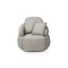 Hollywood, Homecinema fauteuil pivotant, tissu Cloudy dos réglable, électrique repose, incl. bat - Henders and Hazel