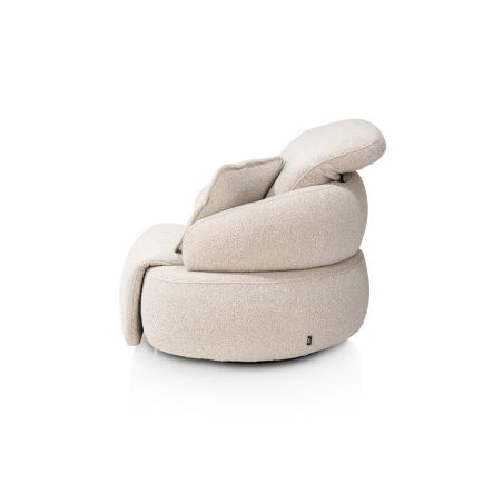 Hollywood, Homecinema fauteuil pivotant, dossier réglable, électrique repose