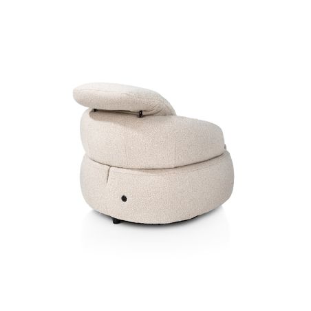 Hollywood, Homecinema fauteuil pivotant, dossier réglable, électrique repose