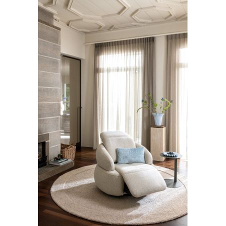 Hollywood, Homecinema fauteuil pivotant, dossier réglable, électrique repose