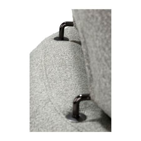 Hollywood, homecinema fauteuil pivotant xl, tissu cloudy, dos réglable, électrique repose - Henders and Hazel
