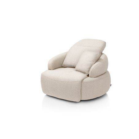 Hollywood, Homecinema fauteuil pivotant xl, dos réglable, électrique repose - Henders and Hazel