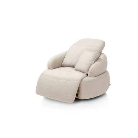 Hollywood, Homecinema fauteuil pivotant xl, dos réglable, électrique repose - Henders and Hazel