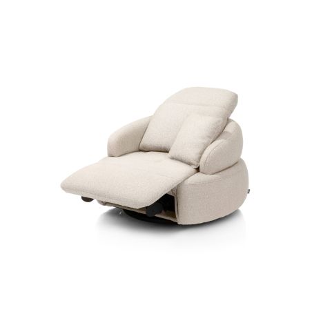 Hollywood, Homecinema fauteuil pivotant xl, dos réglable, électrique repose - Henders and Hazel
