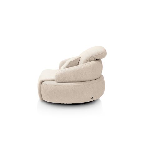 Hollywood, Homecinema fauteuil pivotant xl, dos réglable, électrique repose - Henders and Hazel