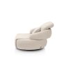Hollywood, homecinema fauteuil pivot. xl, tissu cloudy dos réglable, électriq repose, incl. batt - Henders and Hazel