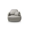 Hollywood, homecinema fauteuil pivot. xl, tissu cloudy dos réglable, électriq repose, incl. batt - Henders and Hazel