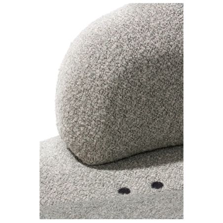 Hollywood, homecinema fauteuil pivot. xl, tissu cloudy dos réglable, électriq repose, incl. batt - Henders and Hazel
