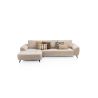 Belluno, 3-places accoudoir droit + méridienne gauche + flex - Derby beige - Henders and Hazel