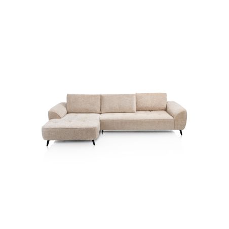 Belluno, 3-places accoudoir droit + méridienne gauche + flex - Derby beige - Henders and Hazel