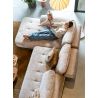 Belluno, 3-places accoudoir droit + méridienne gauche + flex - Derby beige - Henders and Hazel