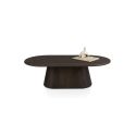 Ravello, table basse 120 x 60 cm - plateau en 1 piece + fond droit - Henders and Hazel