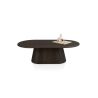 Ravello, table basse 120 x 60 cm - plateau en 1 piece + fond droit - Henders and Hazel