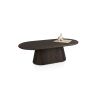 Ravello, table basse 120 x 60 cm - plateau en 1 piece + fond droit - Henders and Hazel