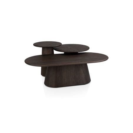 Ravello, table basse 120 x 60 cm - plateau en 1 piece + fond droit - Henders and Hazel