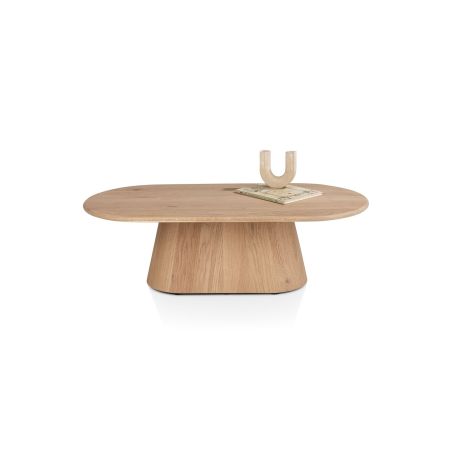 Ravello, table basse 120 x 60 cm - plateau en 1 piece + fond droit - Henders and Hazel