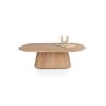 Ravello, table basse 120 x 60 cm - plateau en 1 piece + fond droit - Henders and Hazel